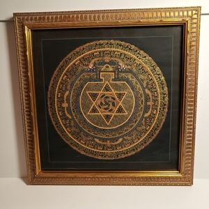 Hand Painted Tibetan Buddhist Mandala